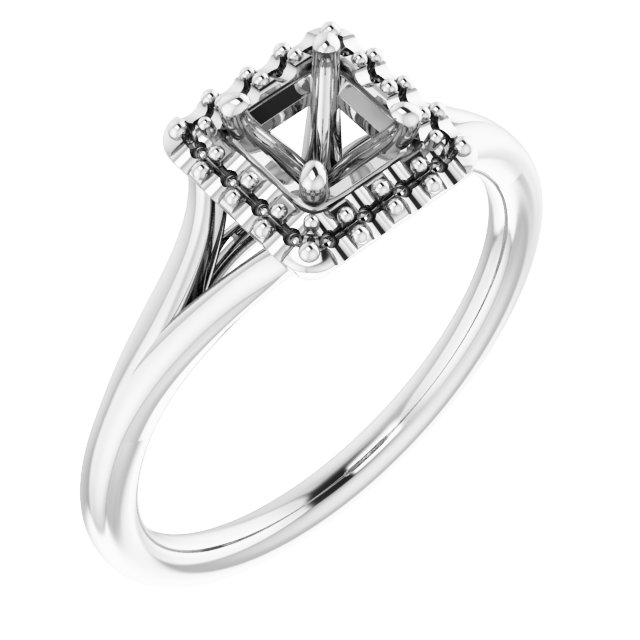 Halo-Style Engagement Ring