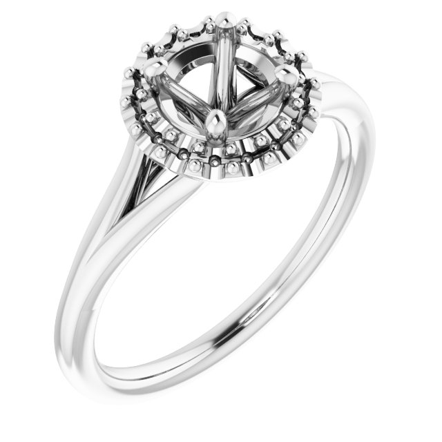 Halo-Style Engagement Ring