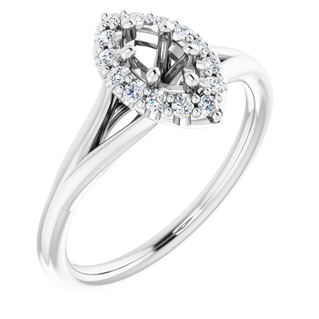 14k White Gold