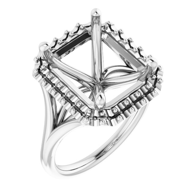 Halo-Style Engagement Ring