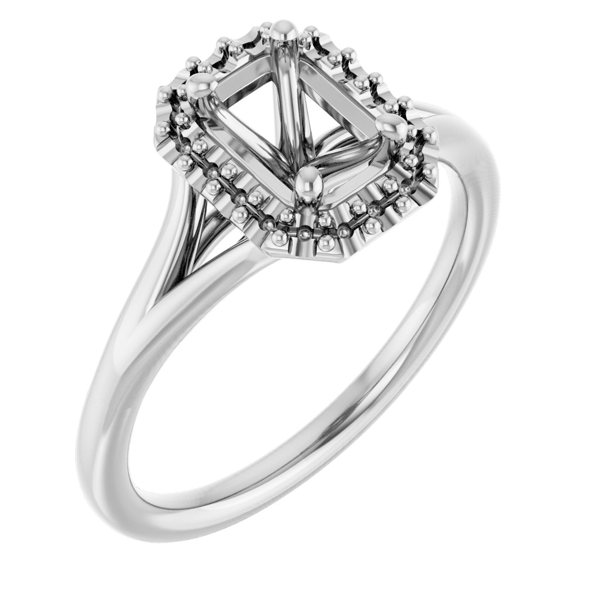Halo-Style Engagement Ring