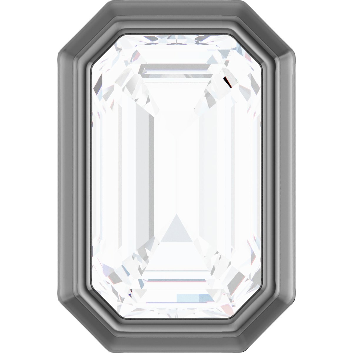 14K White 1/4 CT Natural Diamond Pendant