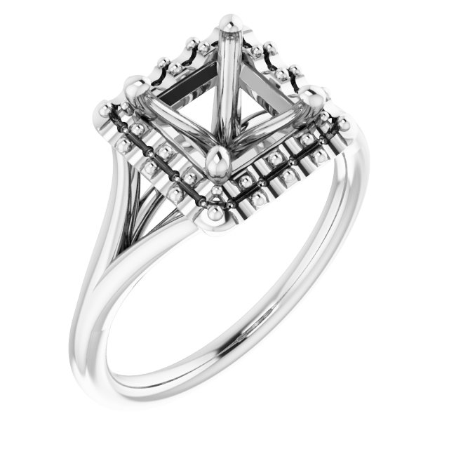 Halo-Style Engagement Ring