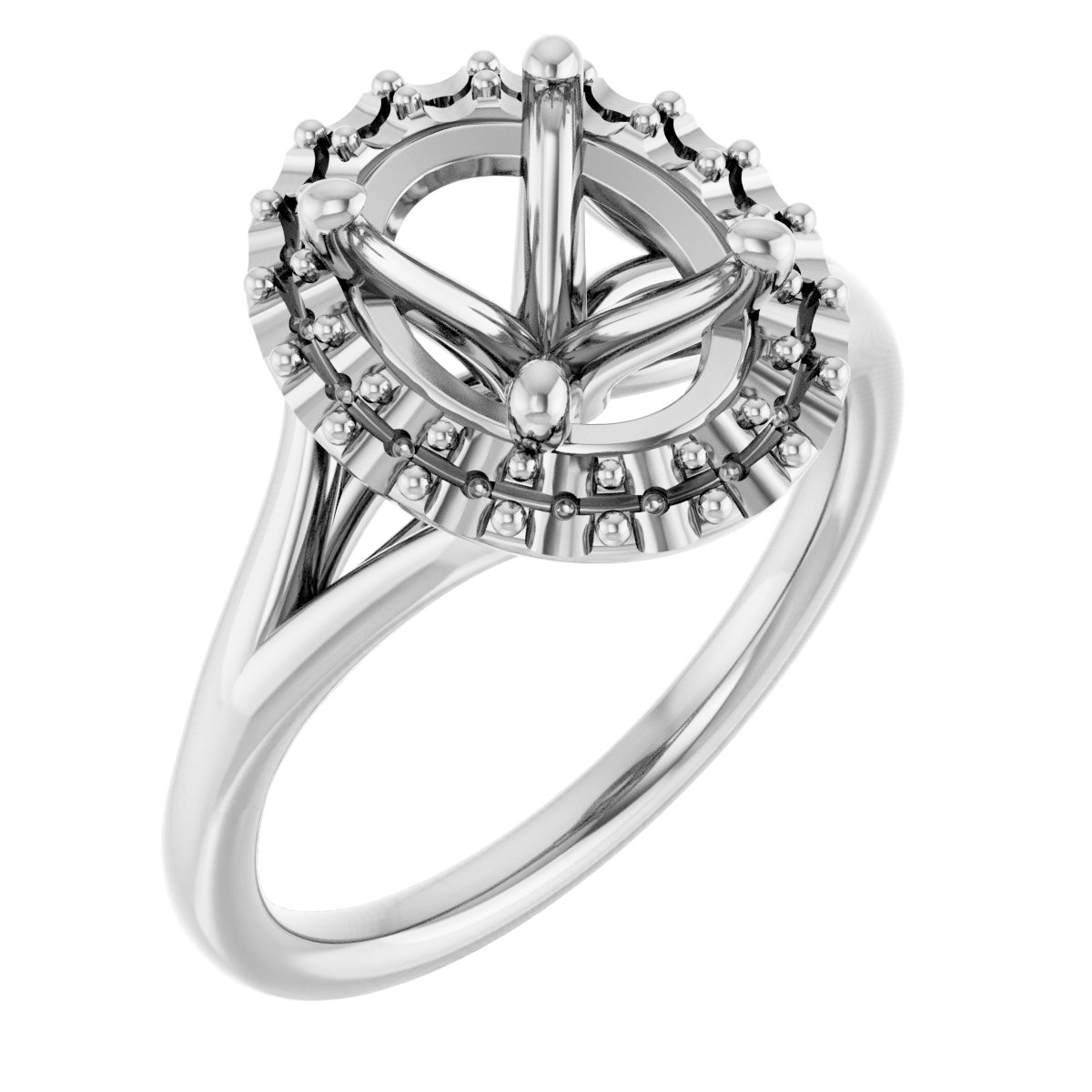 Halo-Style Engagement Ring