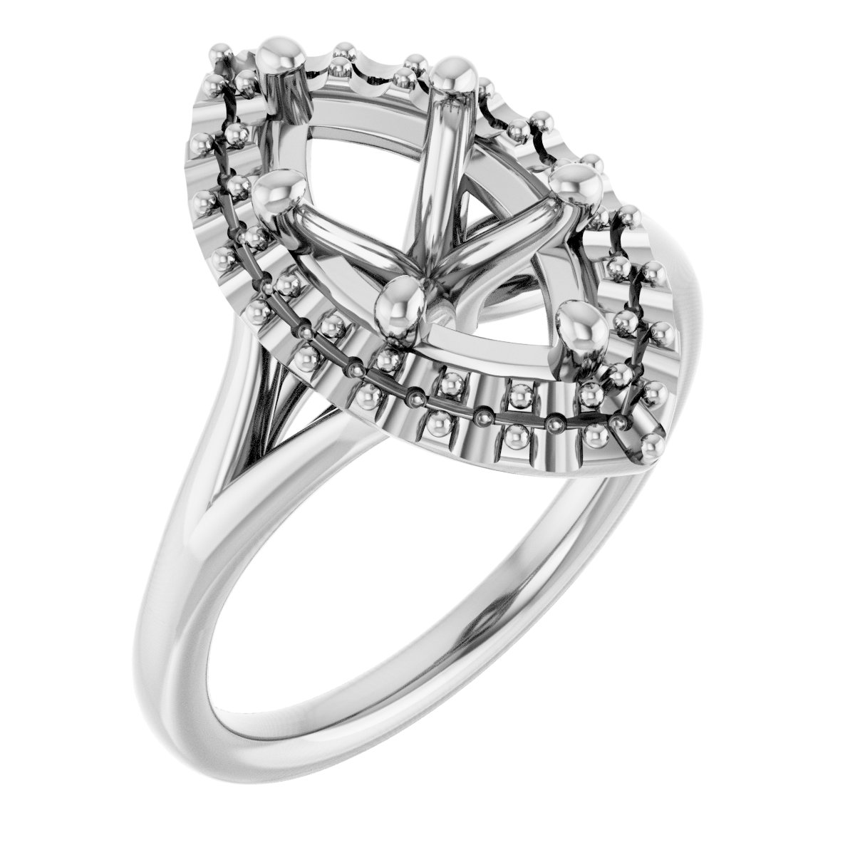Halo-Style Engagement Ring
