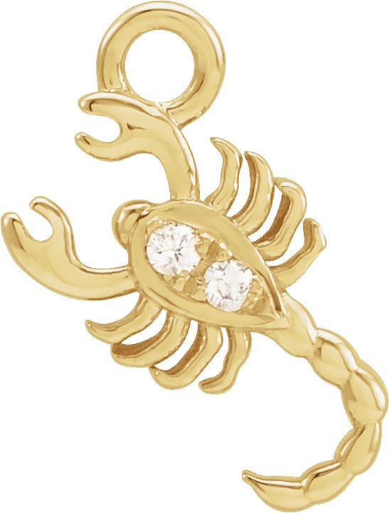 Petite Pavé® Zodiac Dangle
