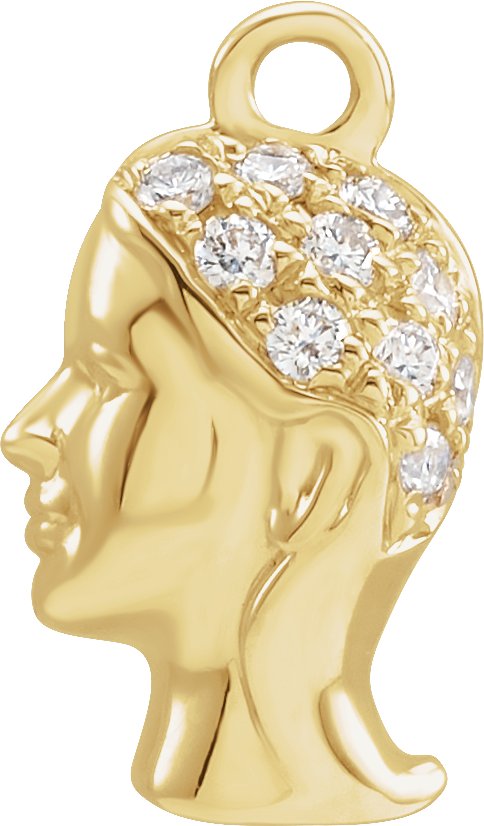 Petite Pavé® Zodiac Dangle