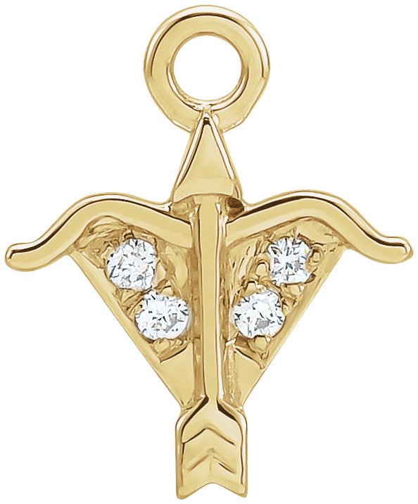 Petite Pavé® Zodiac Dangle