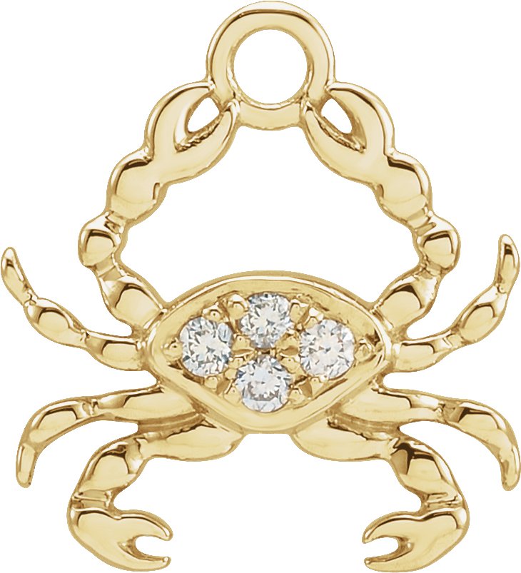Petite Pavé® Zodiac Dangle