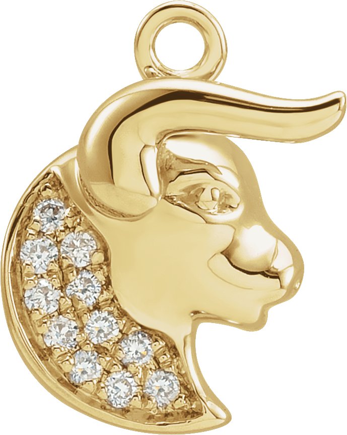Petite Pavé® Zodiac Dangle