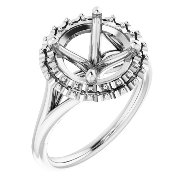 Halo-Style Engagement Ring