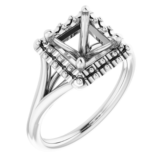 Halo-Style Engagement Ring