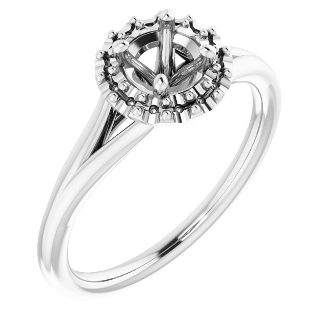 Halo-Style Engagement Ring