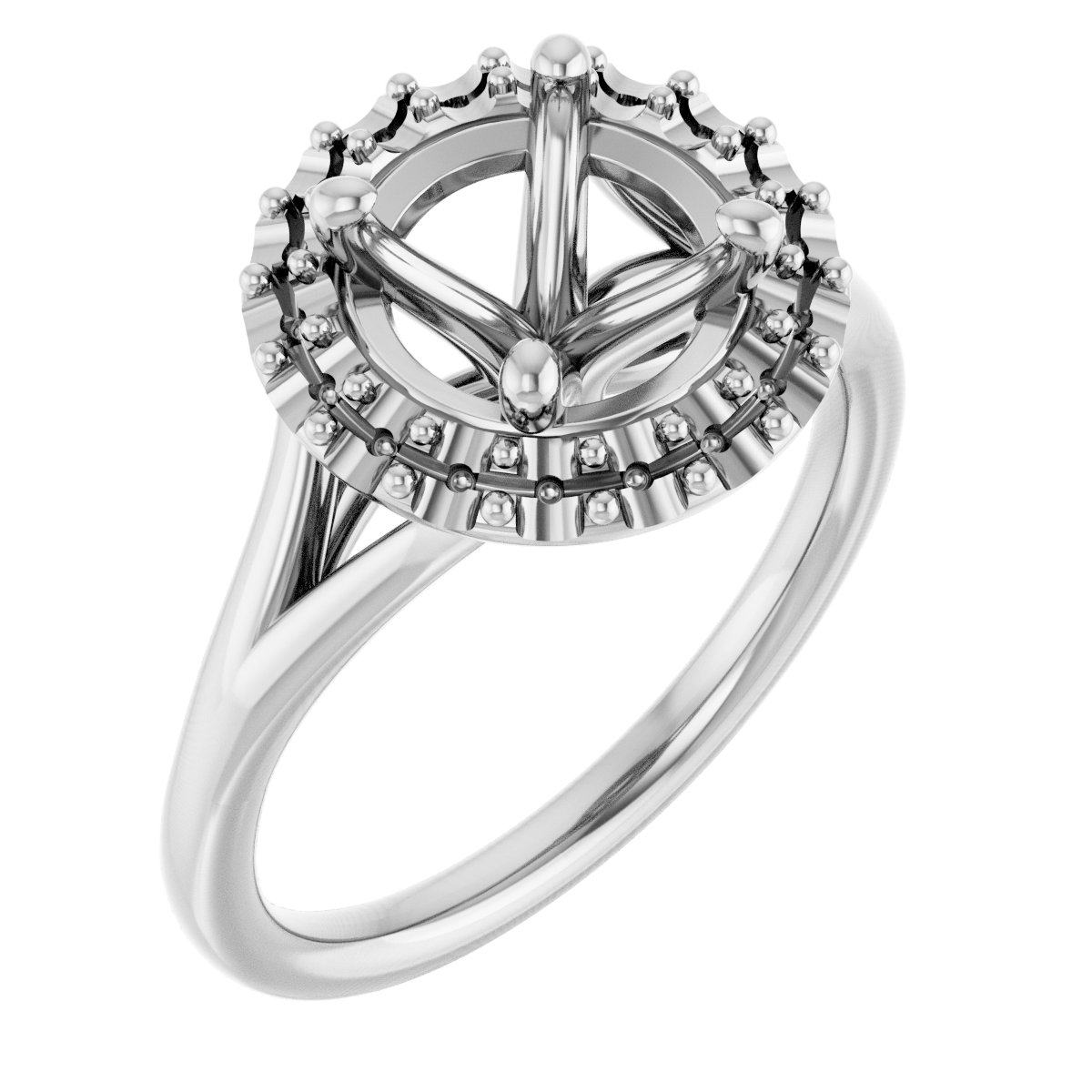 Halo-Style Engagement Ring