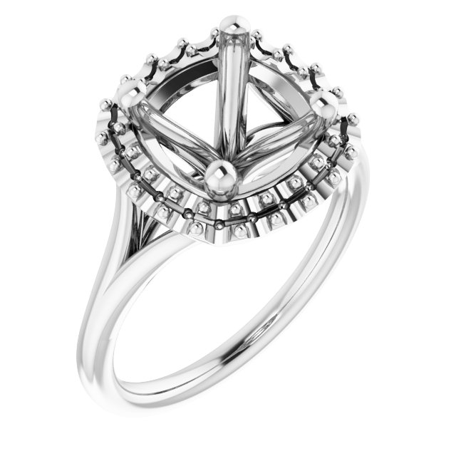 Halo-Style Engagement Ring