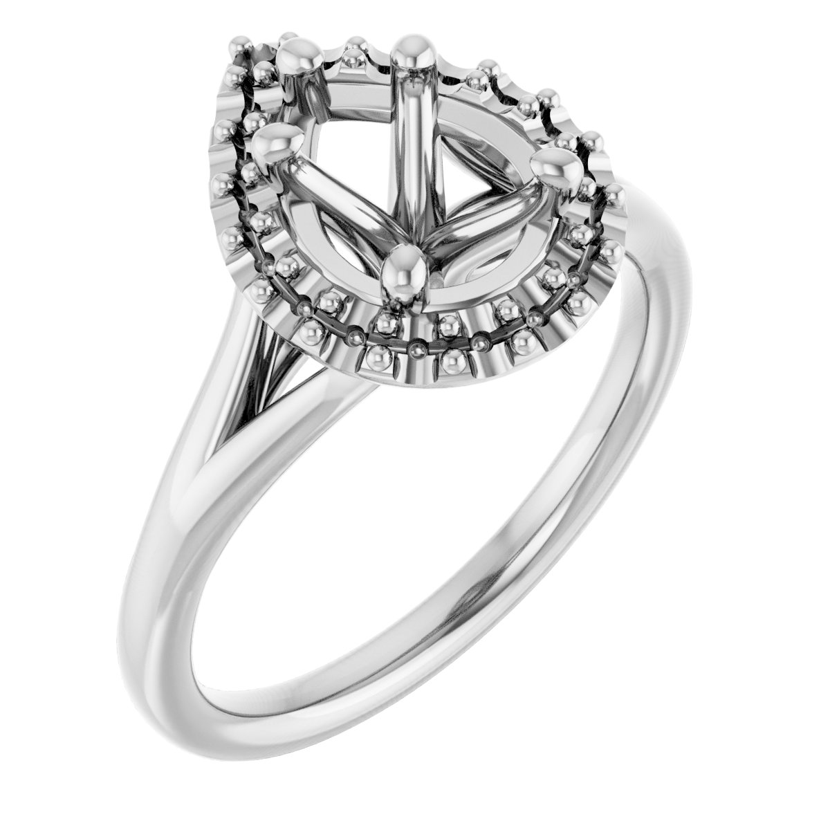 Halo-Style Engagement Ring