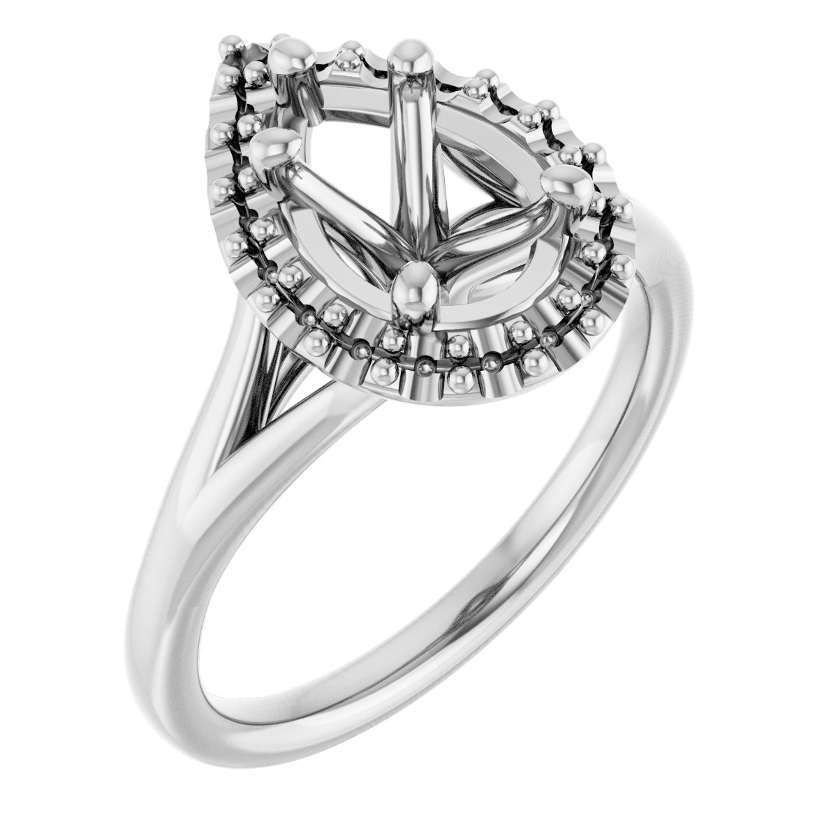 Halo-Style Engagement Ring