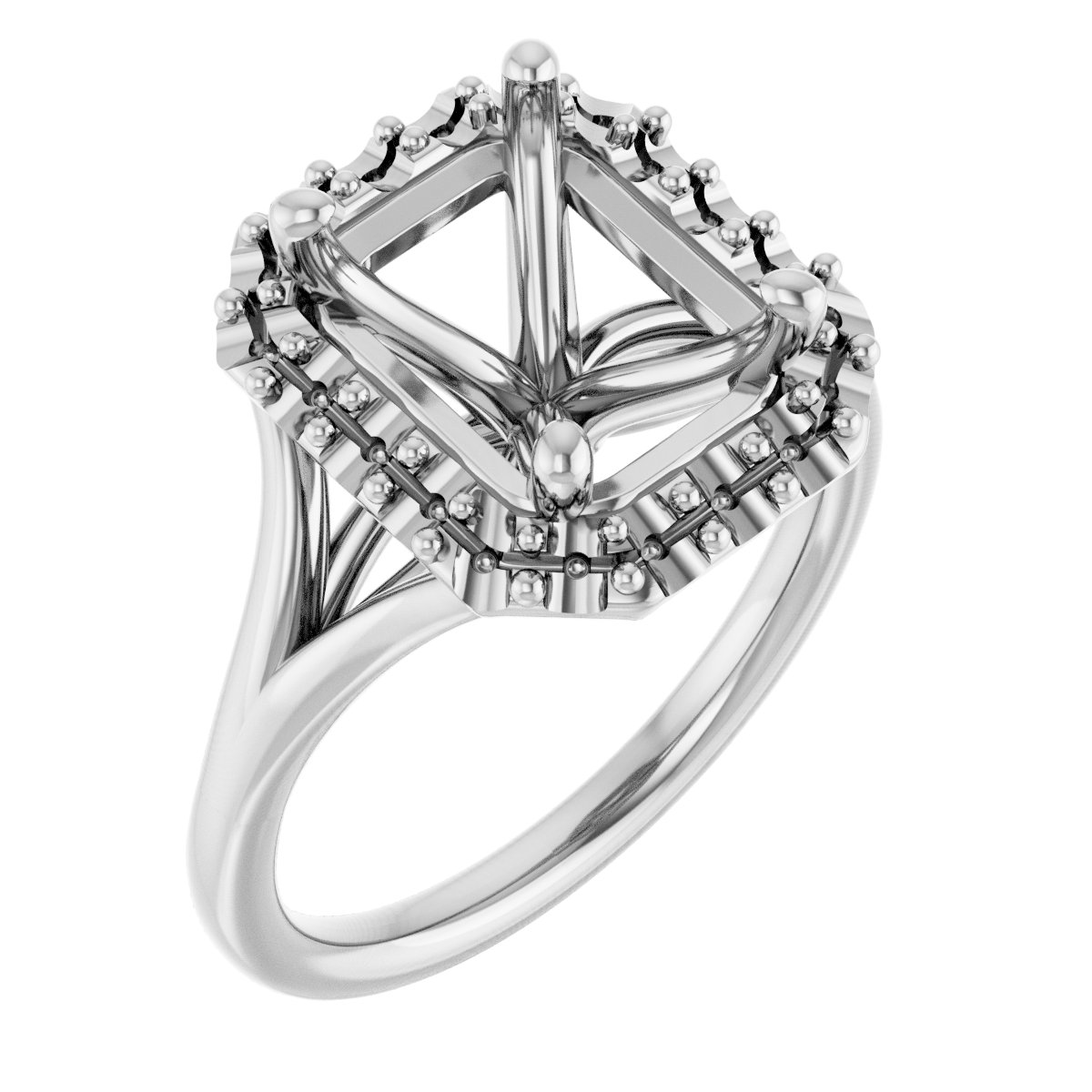 Halo-Style Engagement Ring