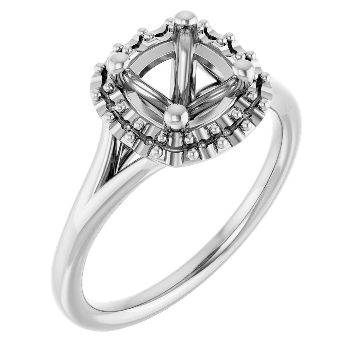 Halo-Style Engagement Ring