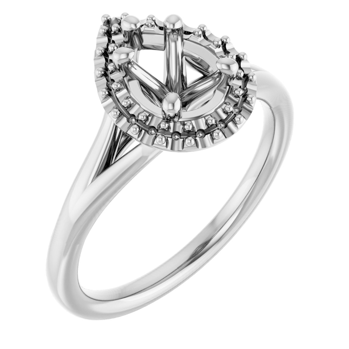 Halo-Style Engagement Ring