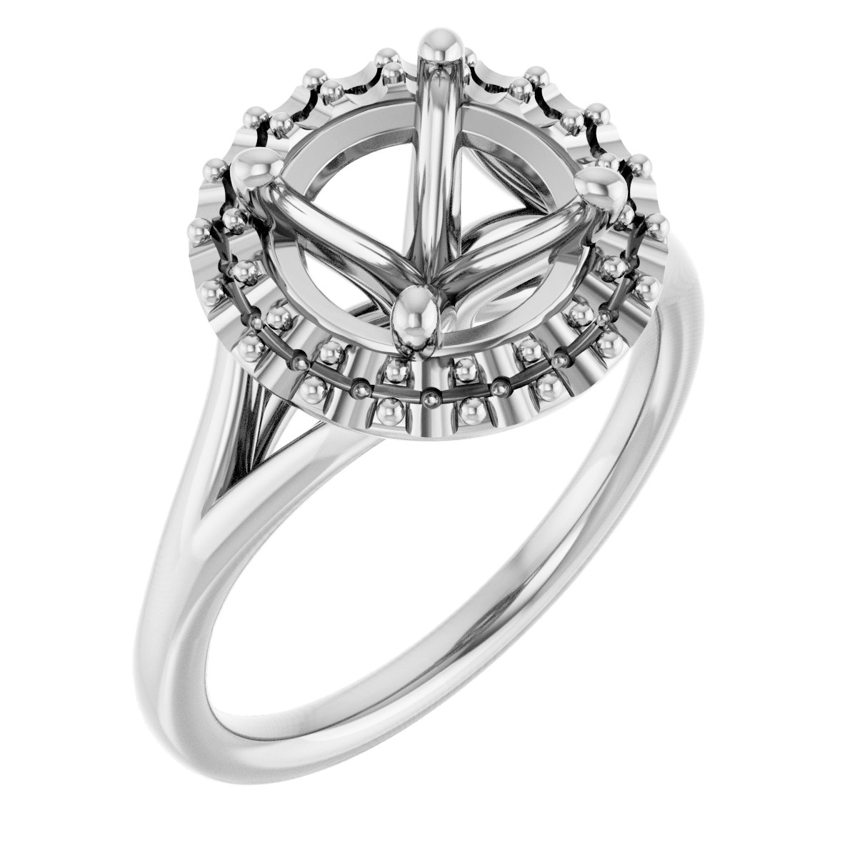 Halo-Style Engagement Ring