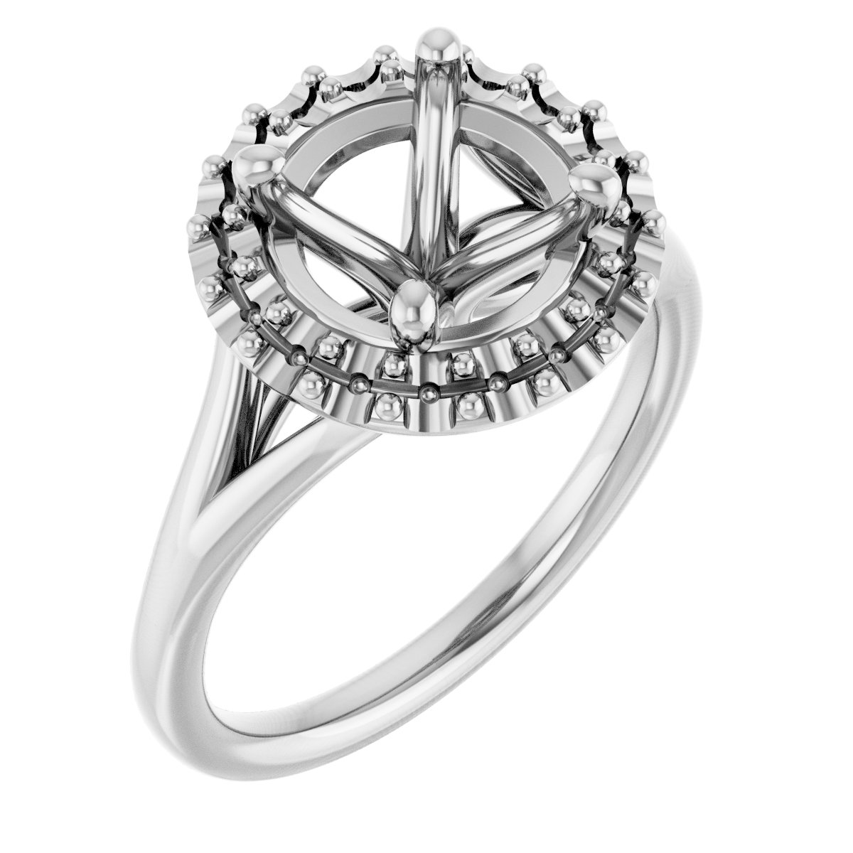 Halo-Style Engagement Ring