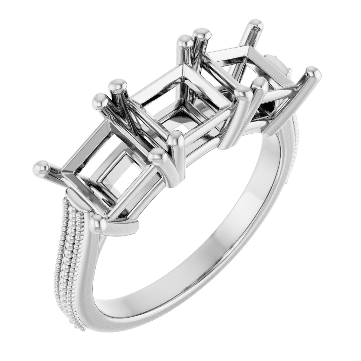 Three-Stone Anniversary Band