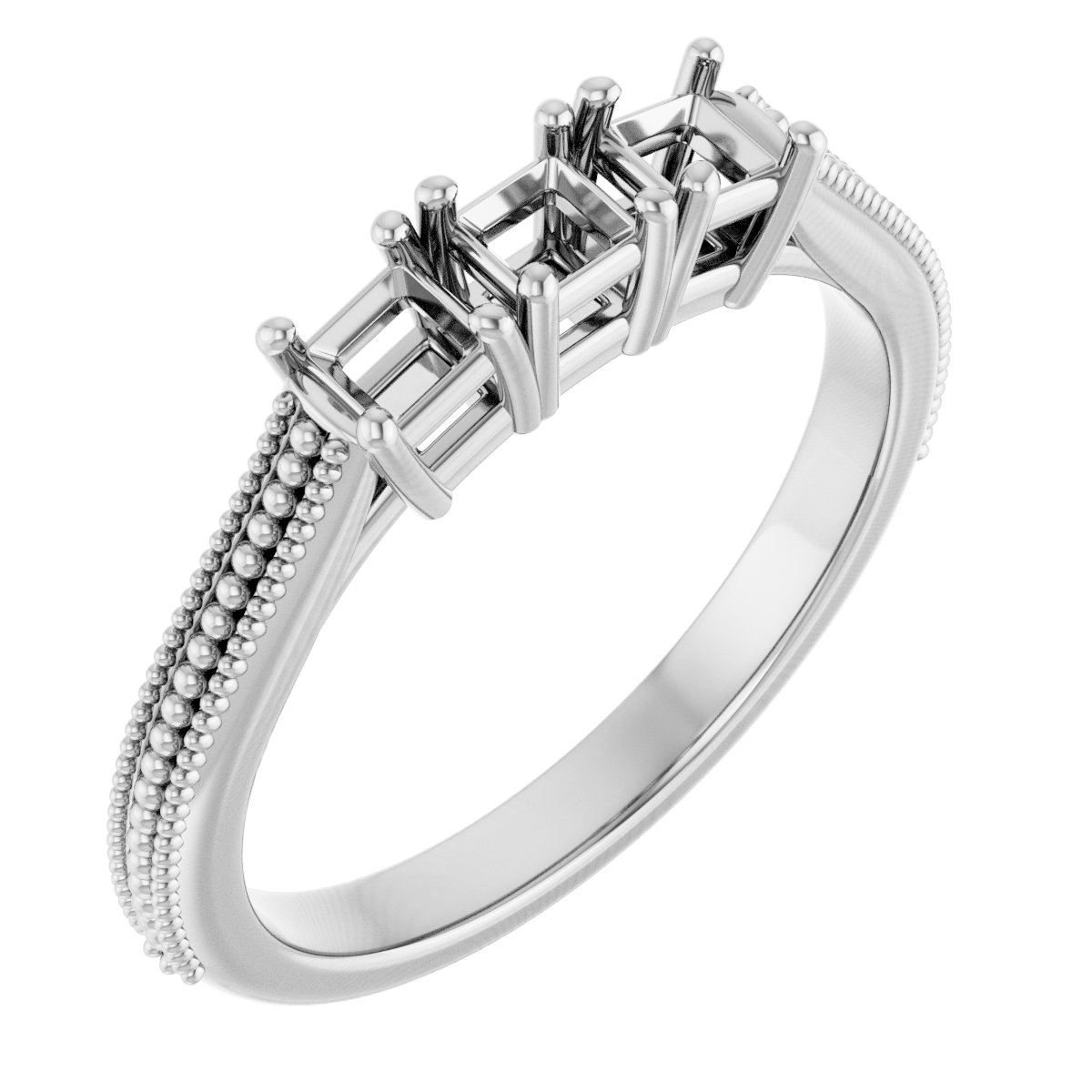 Three-Stone Anniversary Band
