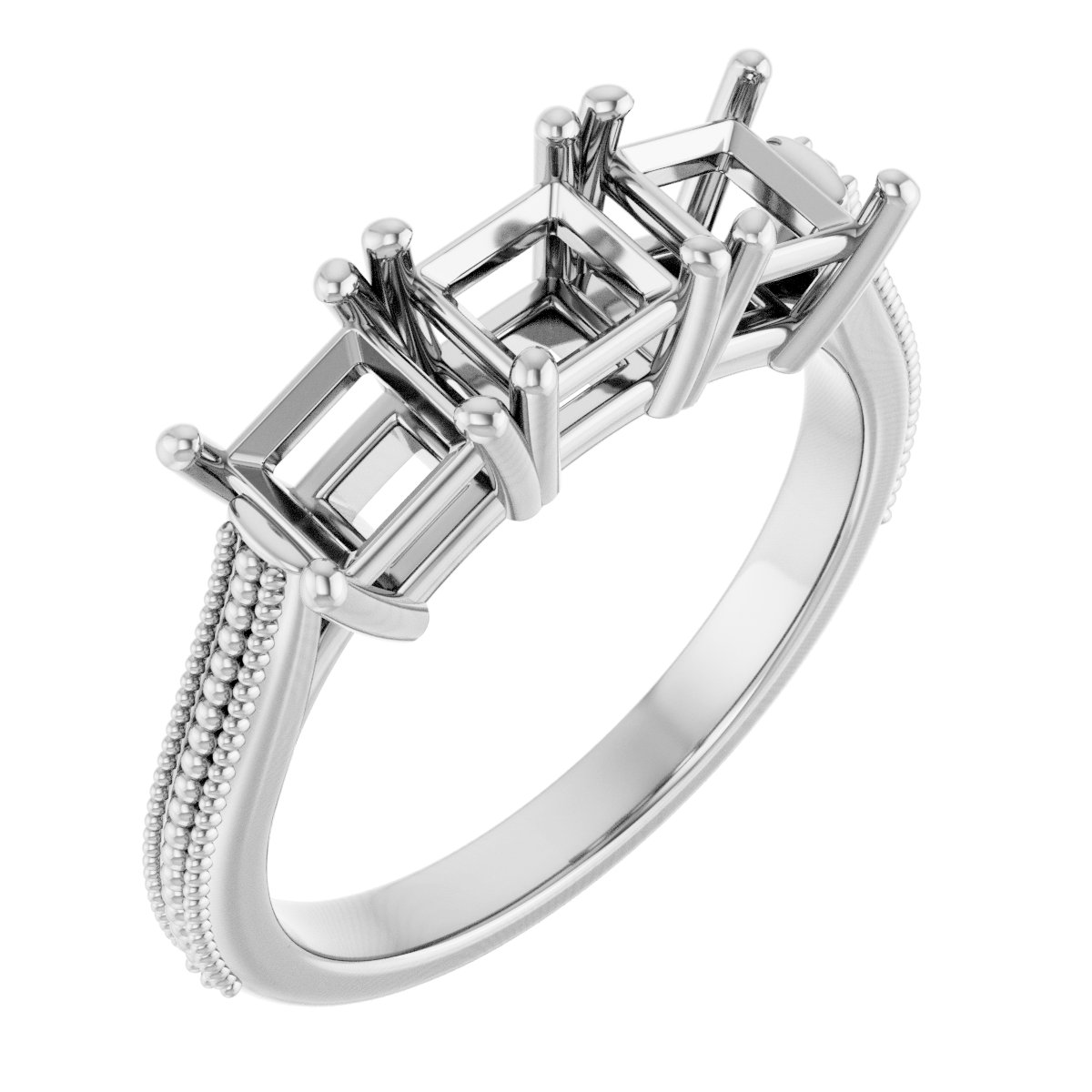 Three-Stone Anniversary Band