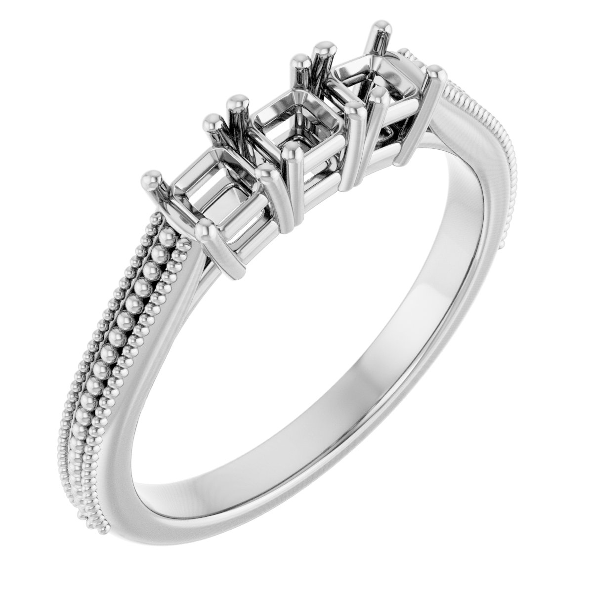 Three-Stone Anniversary Band