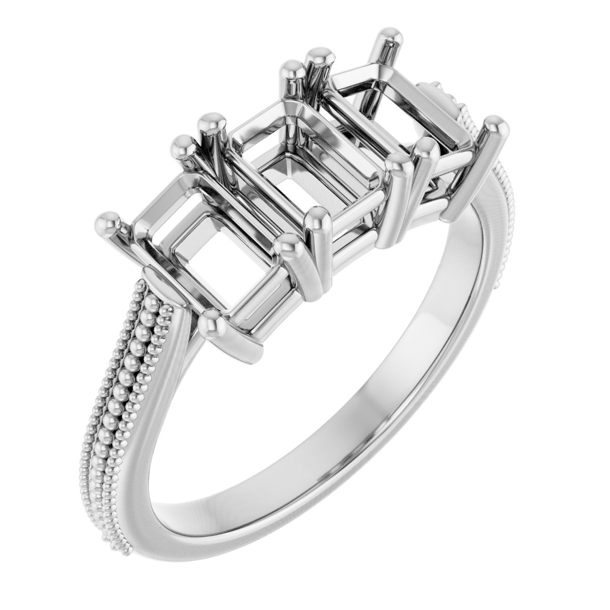 Three-Stone Anniversary Band