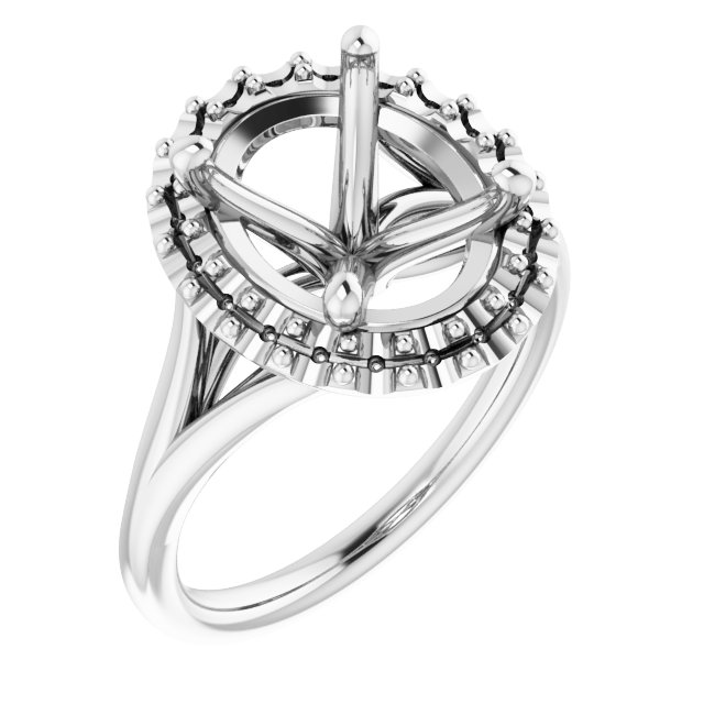 Halo-Style Engagement Ring