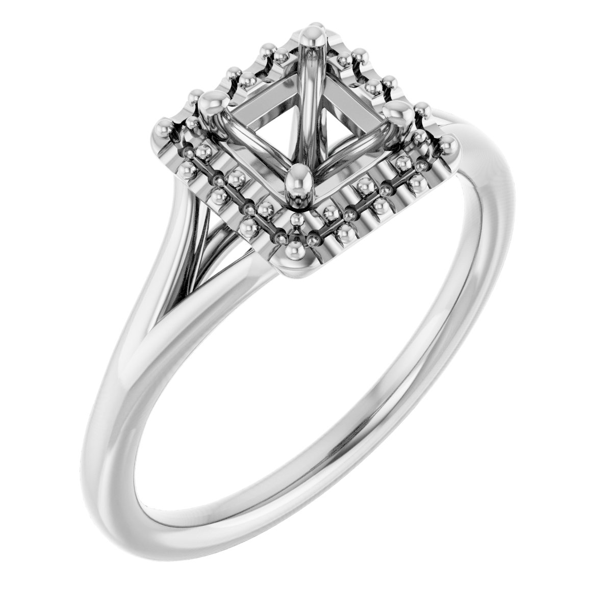 Halo-Style Engagement Ring