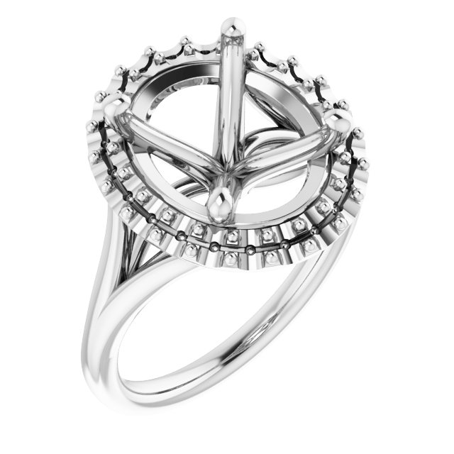 Halo-Style Engagement Ring