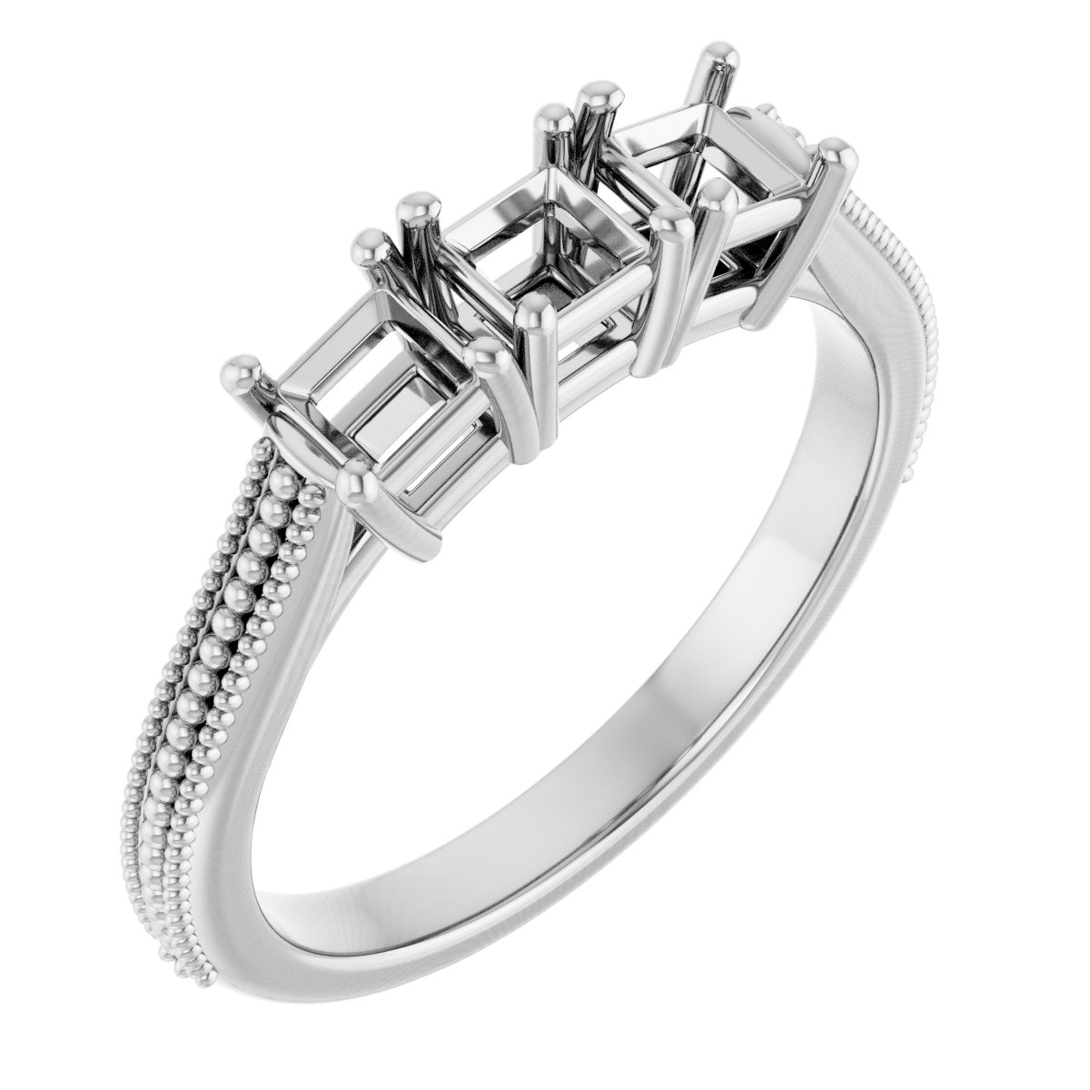 Three-Stone Anniversary Band