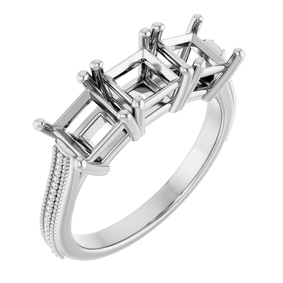 Three-Stone Anniversary Band