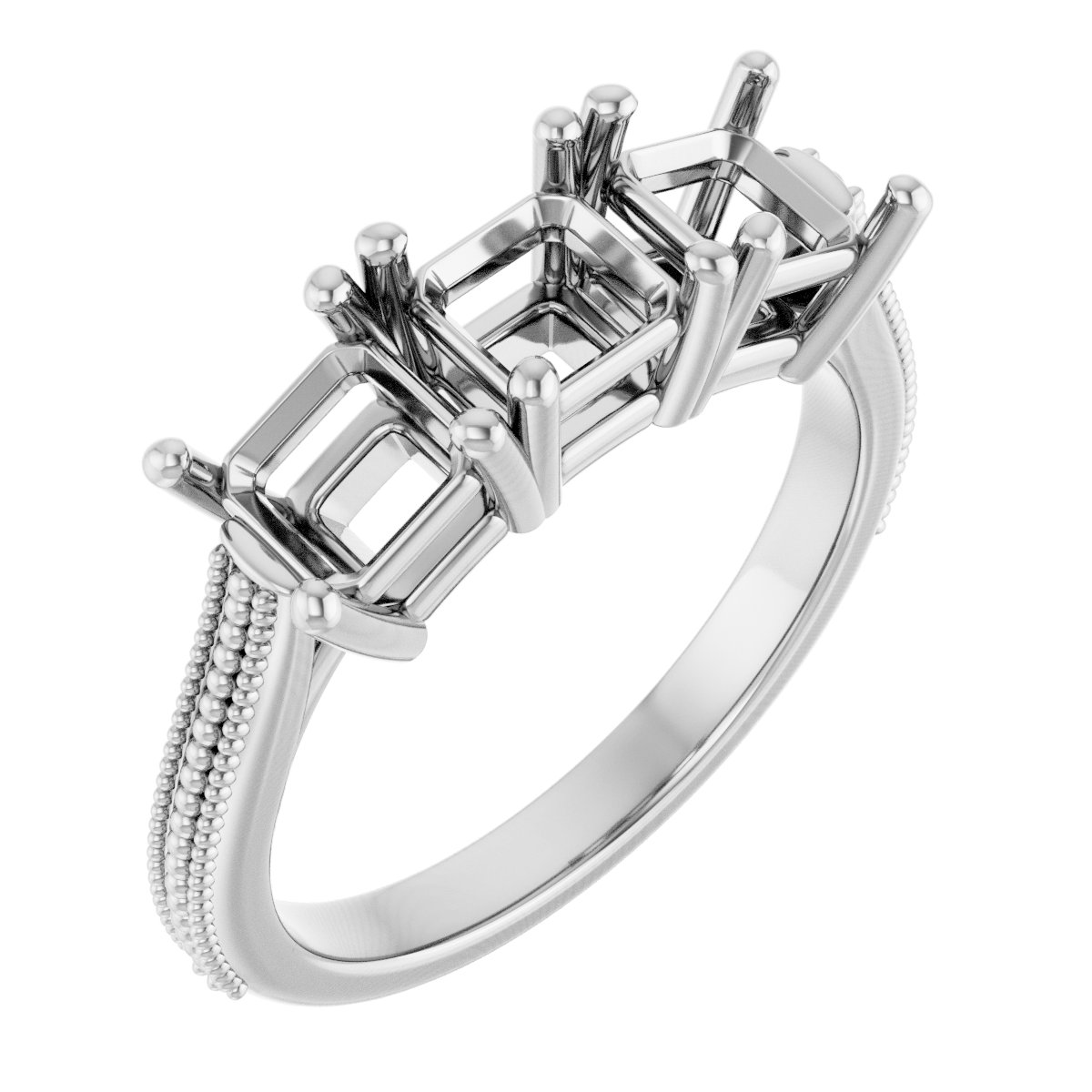 Three-Stone Anniversary Band