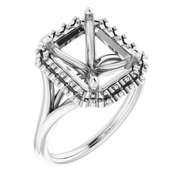 Halo-Style Engagement Ring