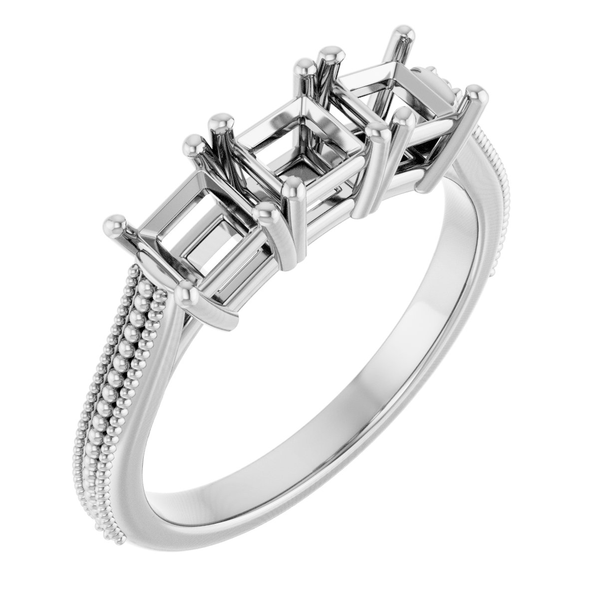 Three-Stone Anniversary Band