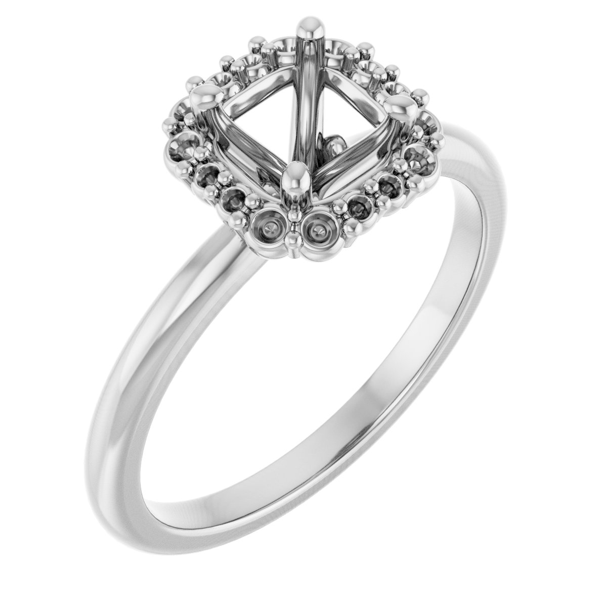 Halo-Style Engagement Ring