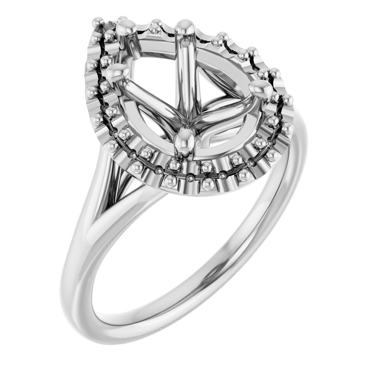 Halo-Style Engagement Ring