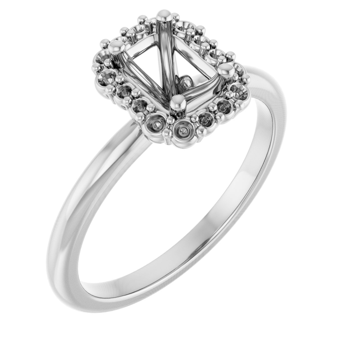Halo-Style Engagement Ring