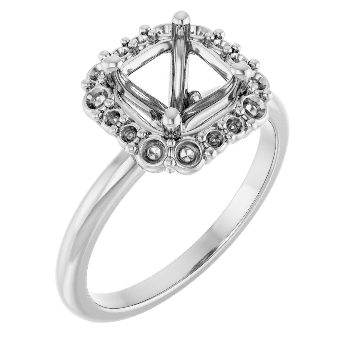 Halo-Style Engagement Ring