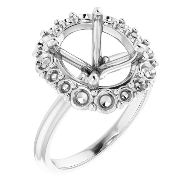 Halo-Style Engagement Ring
