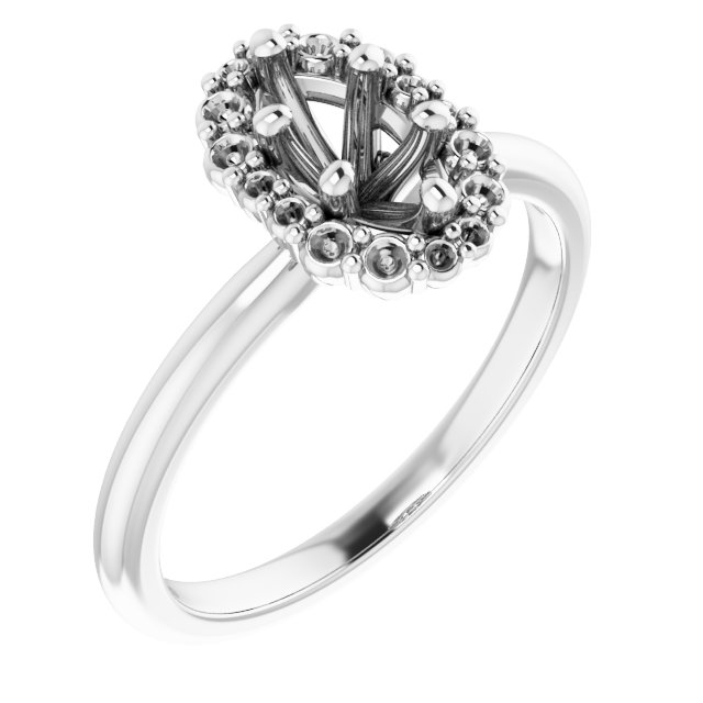 Halo-Style Engagement Ring