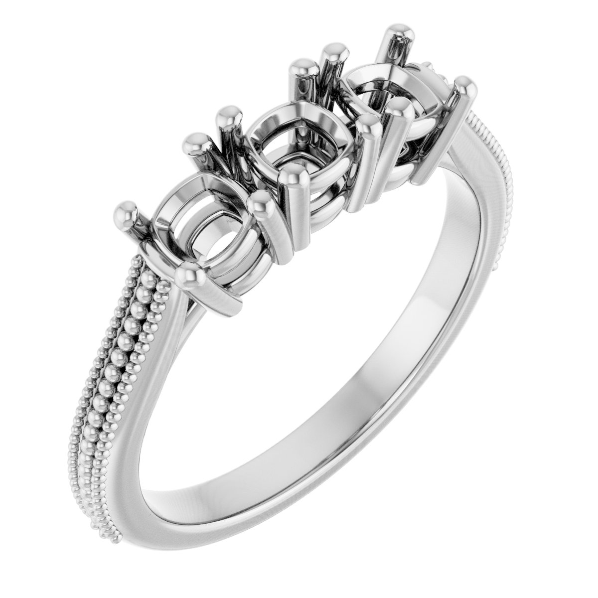 Three-Stone Anniversary Band