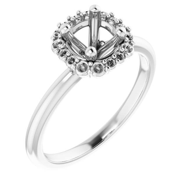 Halo-Style Engagement Ring