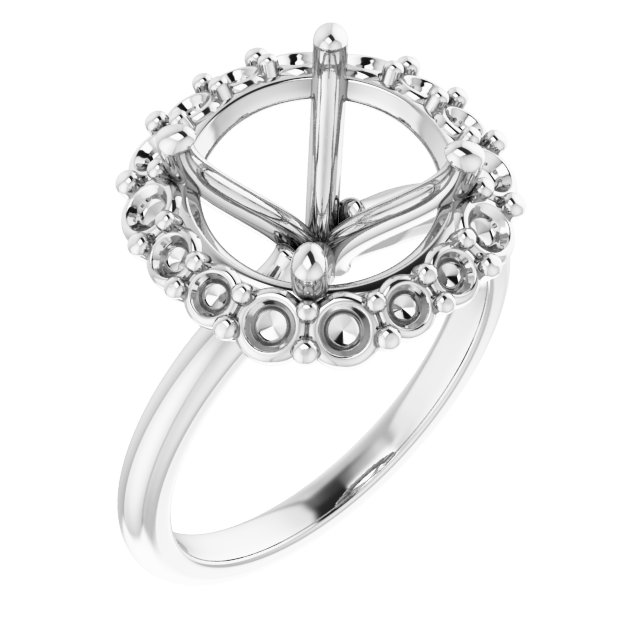 Halo-Style Engagement Ring