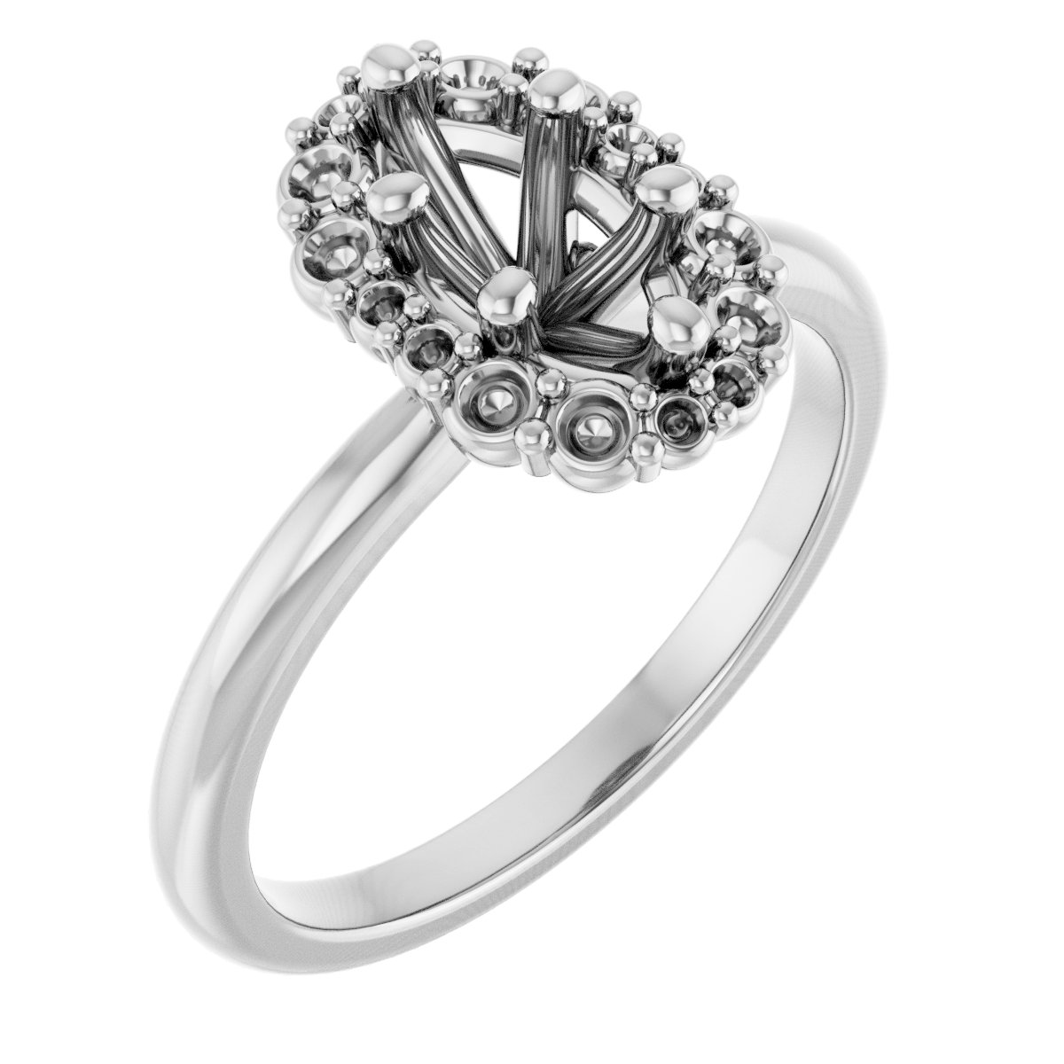 Halo-Style Engagement Ring