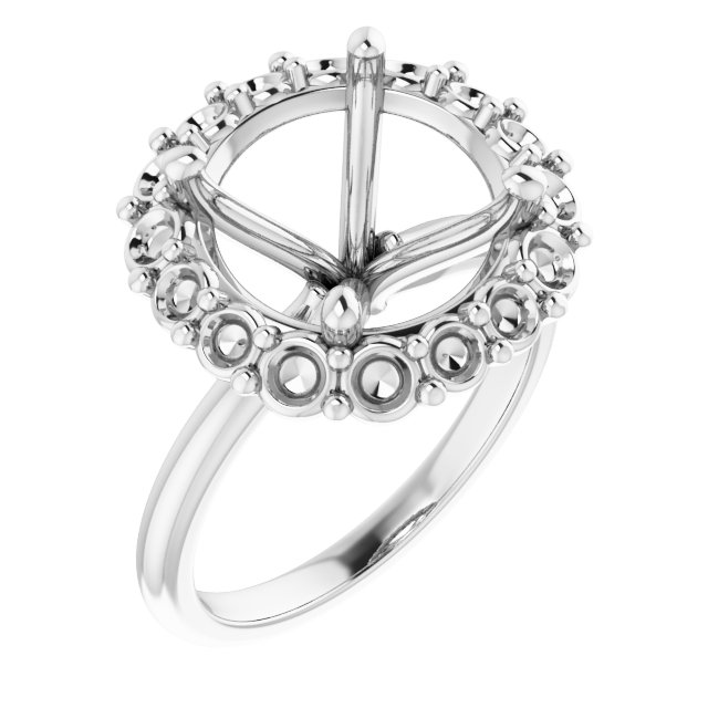 Halo-Style Engagement Ring